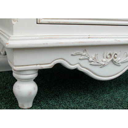 ベッドサイドキャビネット チェスト 電話台 キャビネット フレンチシャビー カントリーコーナー 1ドアチェスト 白家具 カントリーコナー CountryCorner