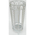 傘立て ホワイト ラウンド 丸 アイアン 雑貨 白 インテリア雑貨 アンブレラスタンド 1351025