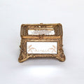 ボックス BOX ミラーボックス 宝箱 小物入れ スモールボックス 雑貨 アクセサリーボックス アンティーク風ボックス 収納箱 インテリア雑貨 ゴールド 1383014GD