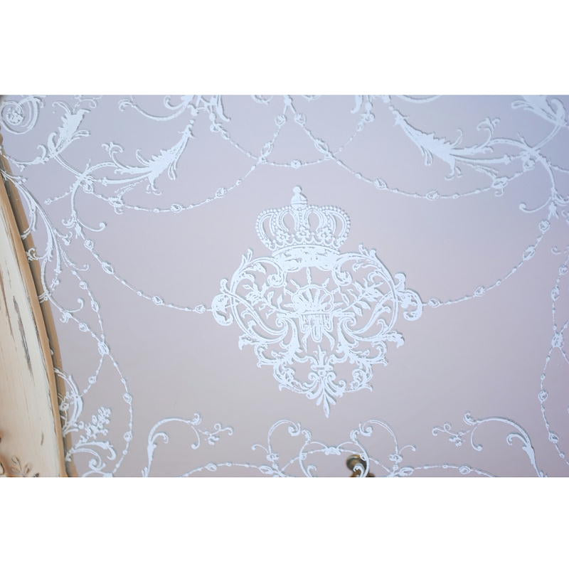 トレイ ミラートレイ オシャレ トレー フレンチホワイト ディスプレイトレイ シャビーシック クラシック お盆 レキュタングラー 雑貨 姫系 フレンチ 1383067