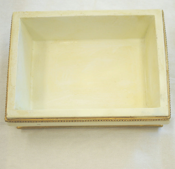 ボックス BOX 宝箱 リボン取っ手BOX 小物入れ スモールボックス 雑貨 アクセサリーボックス アンティーク調 クラシック 収納箱 インテリア雑貨 1383128