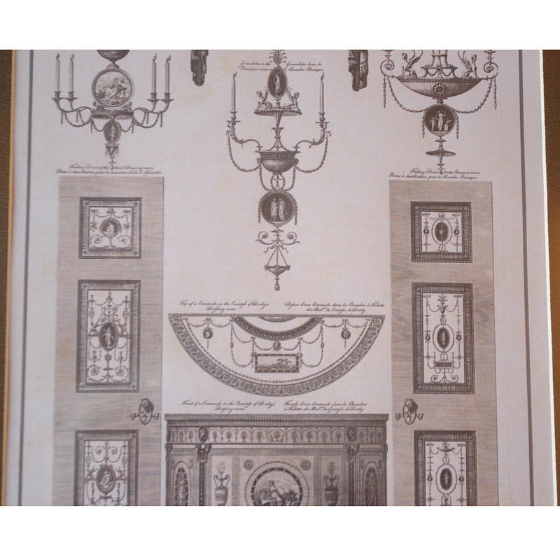 壁飾り 絵画 オシャレ 長方形 インテリア額 イタリア調 コンソール シャンデリア ウォールオブジェ 額絵 ロココ様式 アンティーク 姫系 1383217