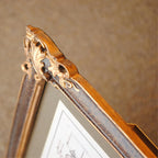 壁飾り 絵画 オシャレ 長方形 インテリア額 イタリア調 コンソール シャンデリア ウォールオブジェ 額絵 ロココ様式 アンティーク 姫系 1383217