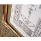 壁飾り 絵画 オシャレ 長方形 インテリア額 イタリア調 コンソール シャンデリア ウォールオブジェ 額絵 ロココ様式 アンティーク 姫系 1383217