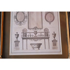 壁飾り 絵画 オシャレ 長方形 インテリア額 イタリア調 コンソール ウォールミラー ウォールオブジェ 額絵 ロココ様式 アンティーク 姫系 1383218