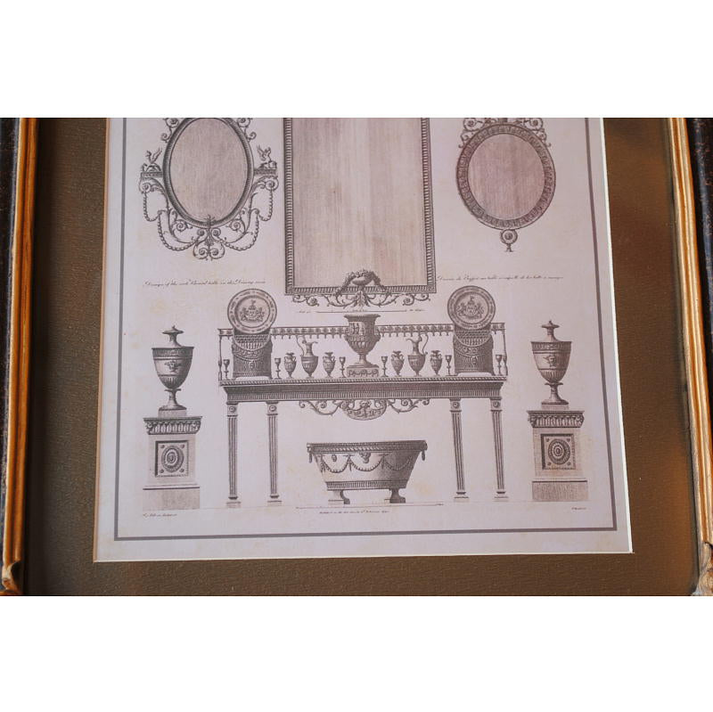 壁飾り 絵画 オシャレ 長方形 インテリア額 イタリア調 コンソール ウォールミラー ウォールオブジェ 額絵 ロココ様式 アンティーク 姫系 1383218