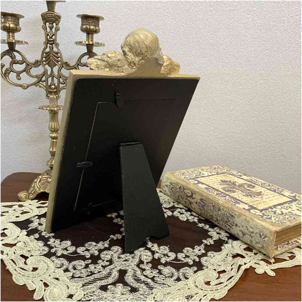 フォトフレーム 写真立て 天使写真立て エンジェルフォトフレーム ゴールド エンジェル 天使 写真立て クラシック調インテリア 雑貨 フォトスタンド 15047PF-GD
