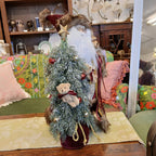 サンタクロース 北欧 クリスマスグッズ オーナメント ノエル 人形 ドール クリスマスサンタ ボルドー 高さ53cm 置物 15804SA