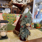 サンタクロース 北欧 クリスマスグッズ オーナメント ノエル 人形 ドール クリスマスサンタ ボルドー 高さ53cm 置物 15804SA