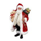サンタクロース 北欧 クリスマスグッズ オーナメント ノエル 人形 ドール クリスマスサンタ レッド 高さ26cm 置物 15811SA