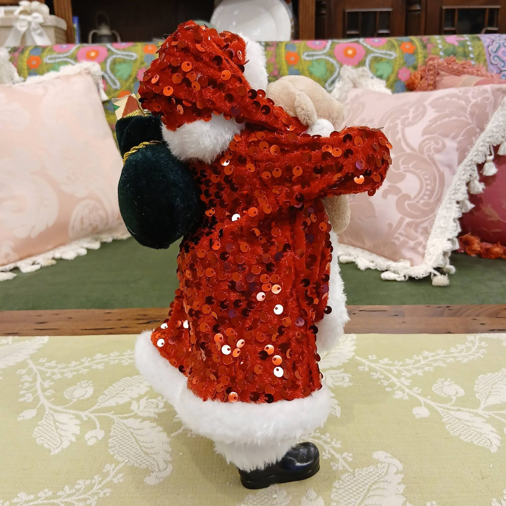 サンタクロース 北欧 クリスマスグッズ オーナメント ノエル 人形 ドール クリスマスサンタ レッド 高さ26cm 置物 15811SA