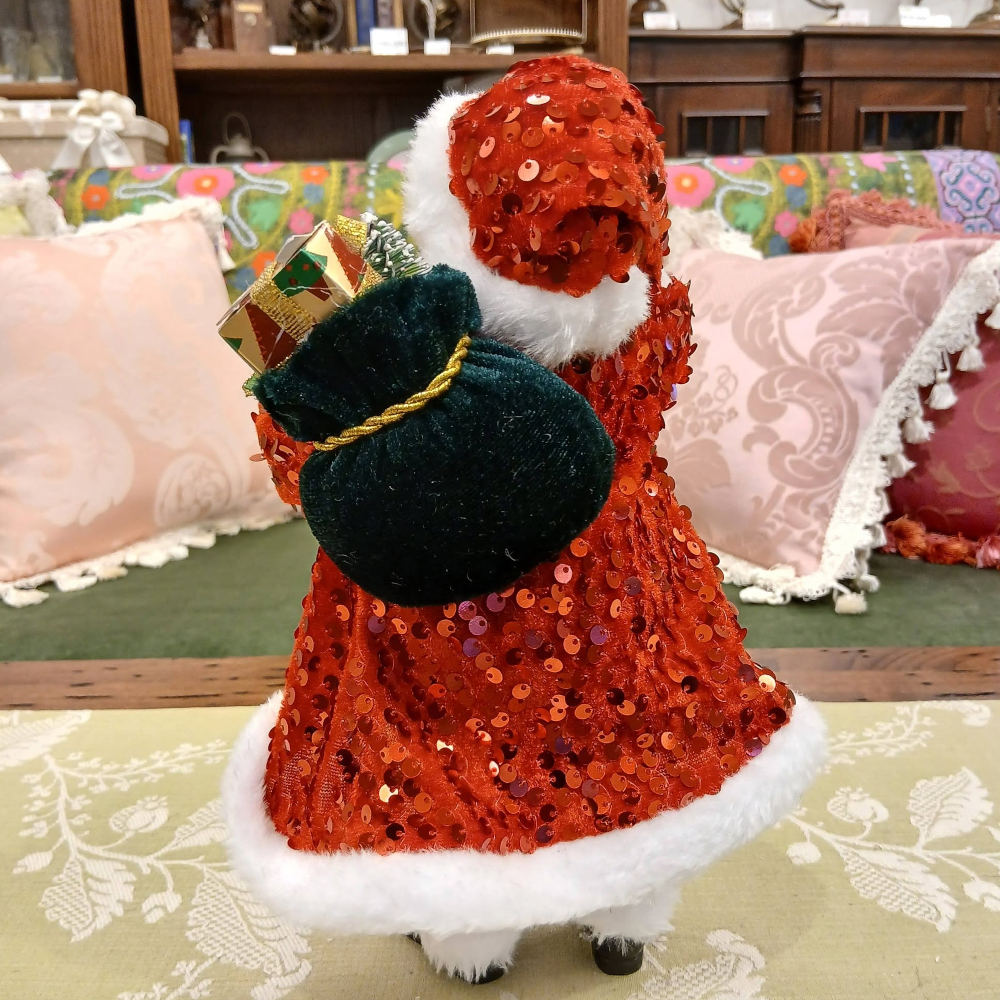 サンタクロース 北欧 クリスマスグッズ オーナメント ノエル 人形 ドール クリスマスサンタ レッド 高さ26cm 置物 15811SA