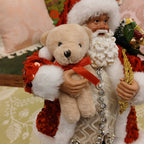 サンタクロース 北欧 クリスマスグッズ オーナメント ノエル 人形 ドール クリスマスサンタ レッド 高さ26cm 置物 15811SA