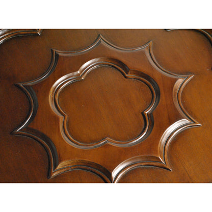 ロータステーブル ティーテーブル テーブル サイドテーブル ランプテーブル マホガニー家具 アンティーク風家具 アンティーク調 マホガニー無垢材 160014