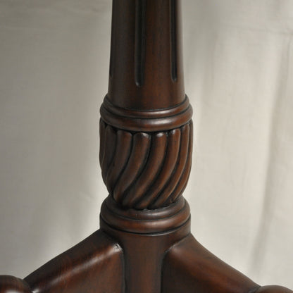 ロータステーブル ティーテーブル テーブル サイドテーブル ランプテーブル マホガニー家具 アンティーク風家具 アンティーク調 マホガニー無垢材 160014