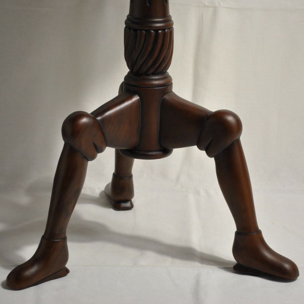 ロータステーブル ティーテーブル テーブル サイドテーブル ランプテーブル マホガニー家具 アンティーク風家具 アンティーク調 マホガニー無垢材 160014