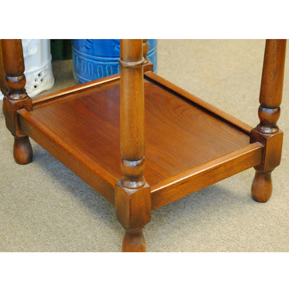 サイドテーブル おしゃれ 電話台 英国 アンティーク テーブル ベッドサイドテーブル オーク無垢 チェスト クラシック 177007