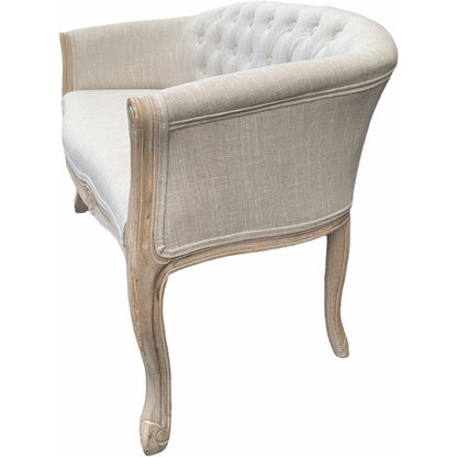 ソファ フレンチインテリア ラブチェア ベージュ 二人掛ソファー ファブリック 二人掛ソファ 完成品 2人がけ 2Pソファ ソファー 送料無料 17700SF-BE005