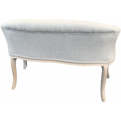 ソファ フレンチインテリア ラブチェア ベージュ 二人掛ソファー ファブリック 二人掛ソファ 完成品 2人がけ 2Pソファ ソファー 送料無料 17700SF-BE005