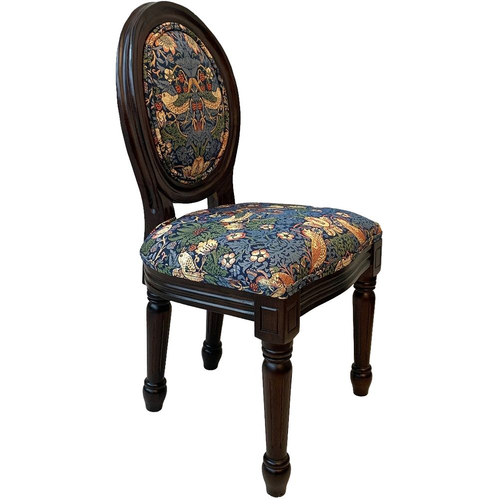 ドールチェア ウィリアムモリス ウイリアムモリス WilliamMorris アンティーク調 椅子 アンティーク風家具 いちご泥棒 StrawberryThief 17709DC-VI01
