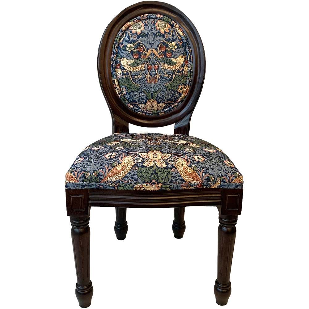 ドールチェア ウィリアムモリス ウイリアムモリス WilliamMorris アンティーク調 椅子 アンティーク風家具 いちご泥棒 StrawberryThief 17709DC-VI01