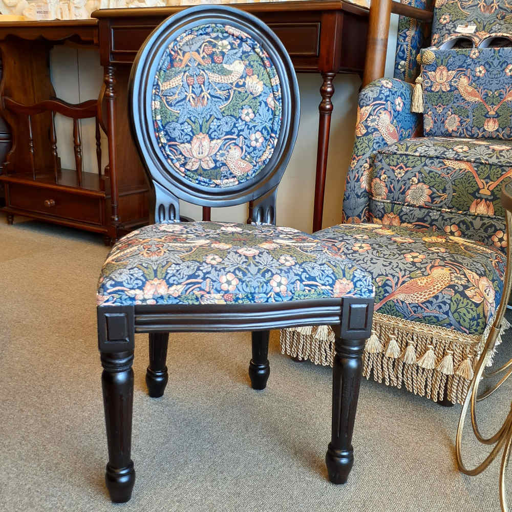 ドールチェア ウィリアムモリス ウイリアムモリス WilliamMorris アンティーク調 椅子 アンティーク風家具 いちご泥棒 StrawberryThief 17709DC-VI01