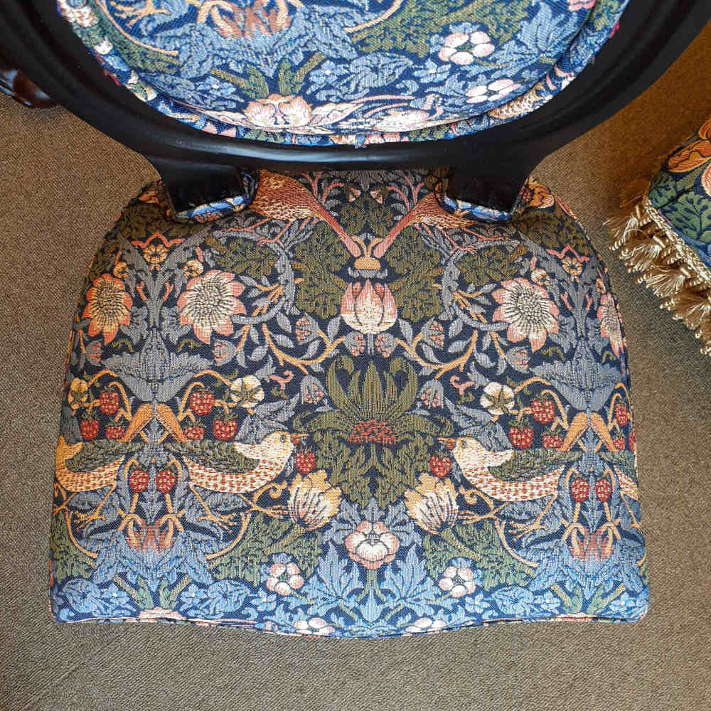 ドールチェア ウィリアムモリス ウイリアムモリス WilliamMorris アンティーク調 椅子 アンティーク風家具 いちご泥棒 StrawberryThief 17709DC-VI01