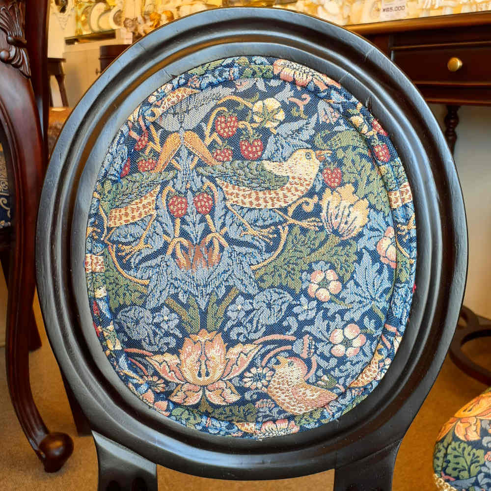 ドールチェア ウィリアムモリス ウイリアムモリス WilliamMorris アンティーク調 椅子 アンティーク風家具 いちご泥棒 StrawberryThief 17709DC-VI01