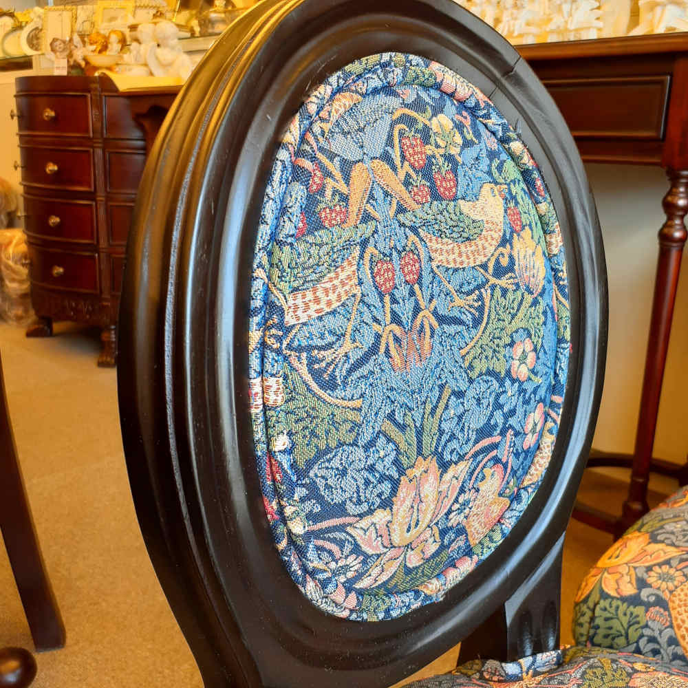 ドールチェア ウィリアムモリス ウイリアムモリス WilliamMorris アンティーク調 椅子 アンティーク風家具 いちご泥棒 StrawberryThief 17709DC-VI01