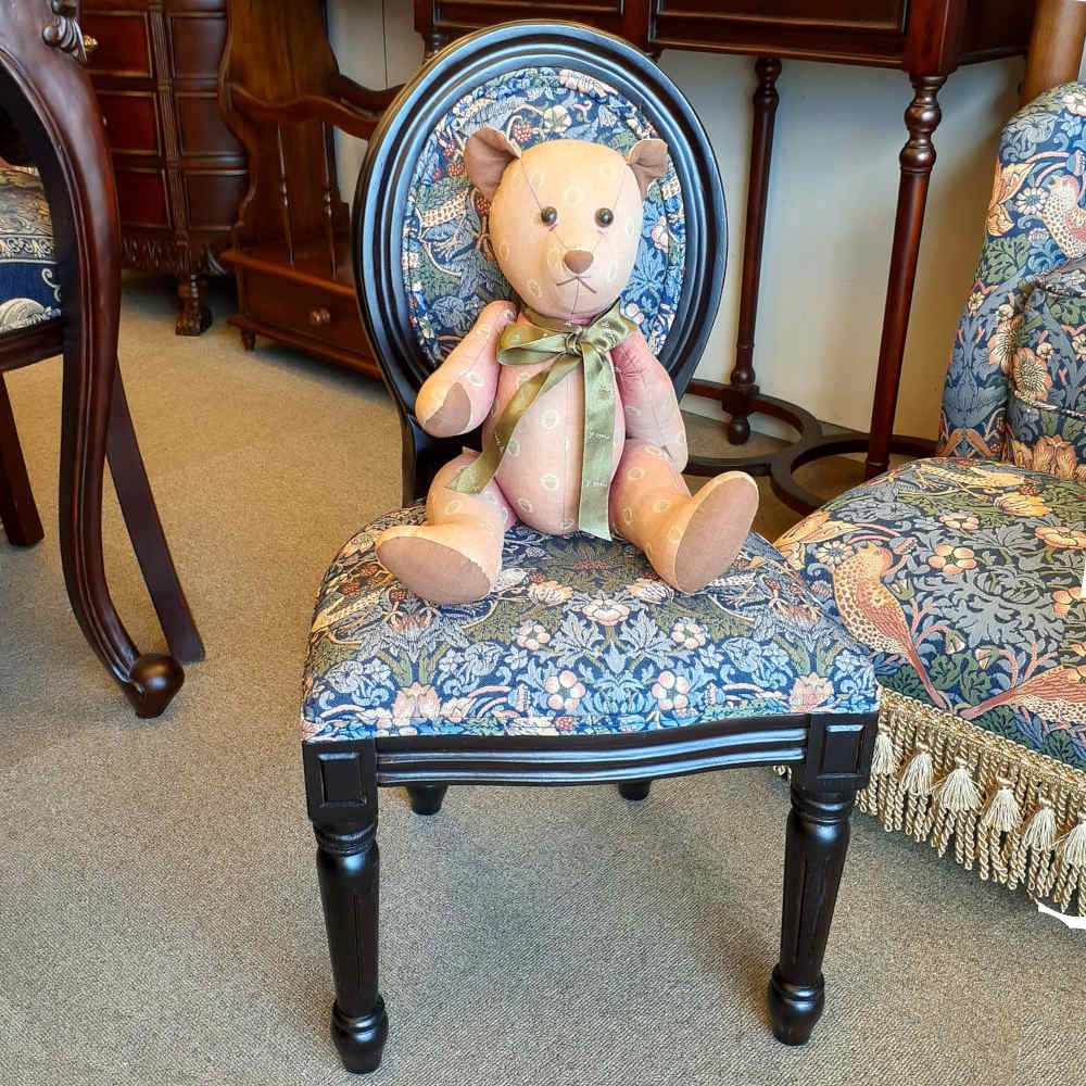 ドールチェア ウィリアムモリス ウイリアムモリス WilliamMorris アンティーク調 椅子 アンティーク風家具 いちご泥棒 StrawberryThief 17709DC-VI01