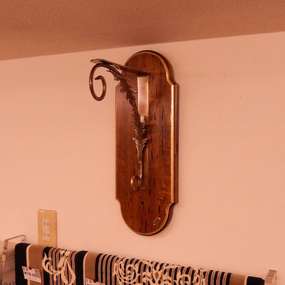 時計 オシャレ 壁掛け時計 両面文字盤 両面時計 駅舎時計 ステーションクロック 古木 イタリア製 掛時計 真鍮 丸 ウォールクロック カパーニ CAPANNI 301222