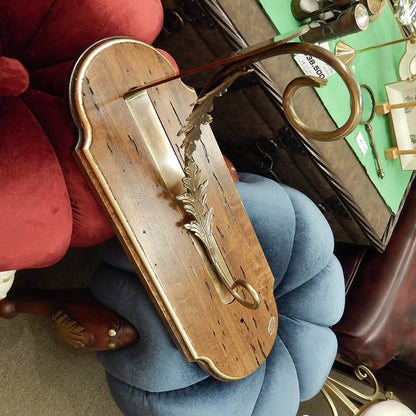 時計 オシャレ 壁掛け時計 両面文字盤 両面時計 駅舎時計 ステーションクロック 古木 イタリア製 掛時計 真鍮 丸 ウォールクロック カパーニ CAPANNI 301222