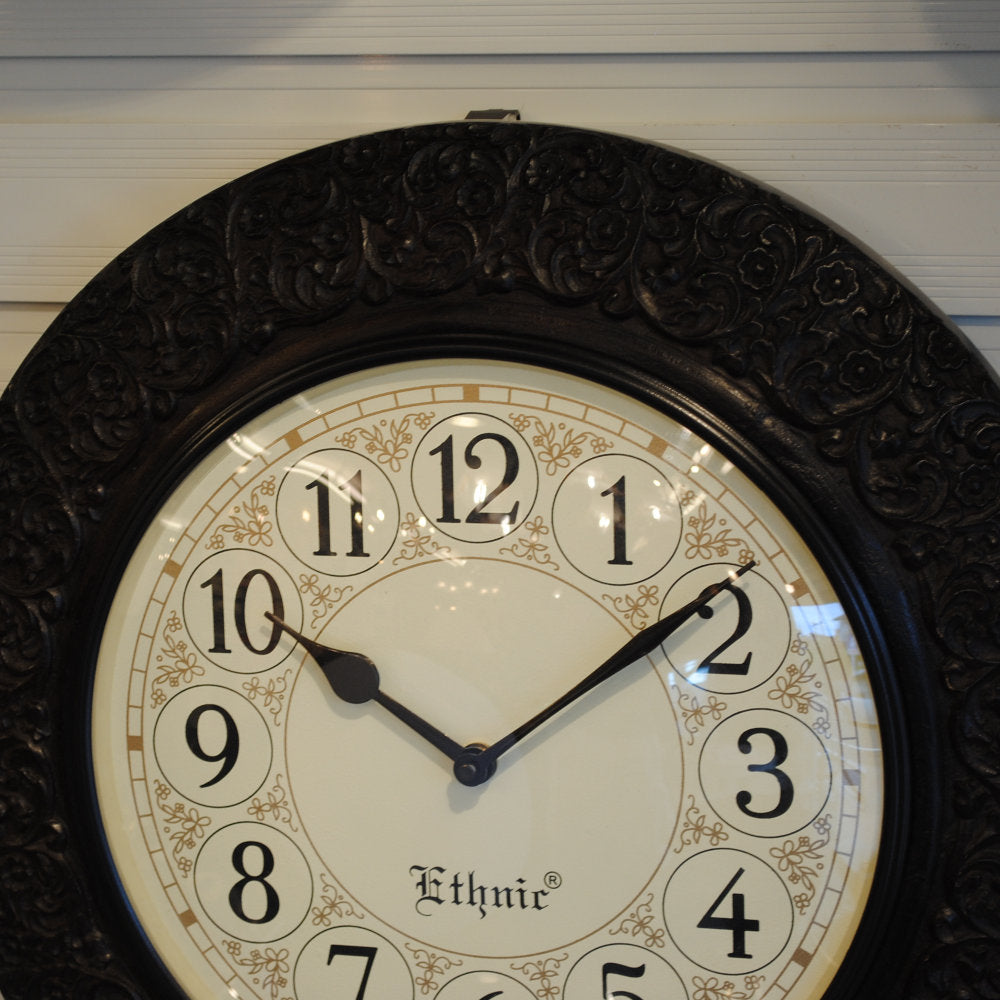 時計 壁掛け時計 掛時計 オシャレ おしゃれ ウォールクロック ウォール クロック 丸型時計 EthnicClockMakerts 306000