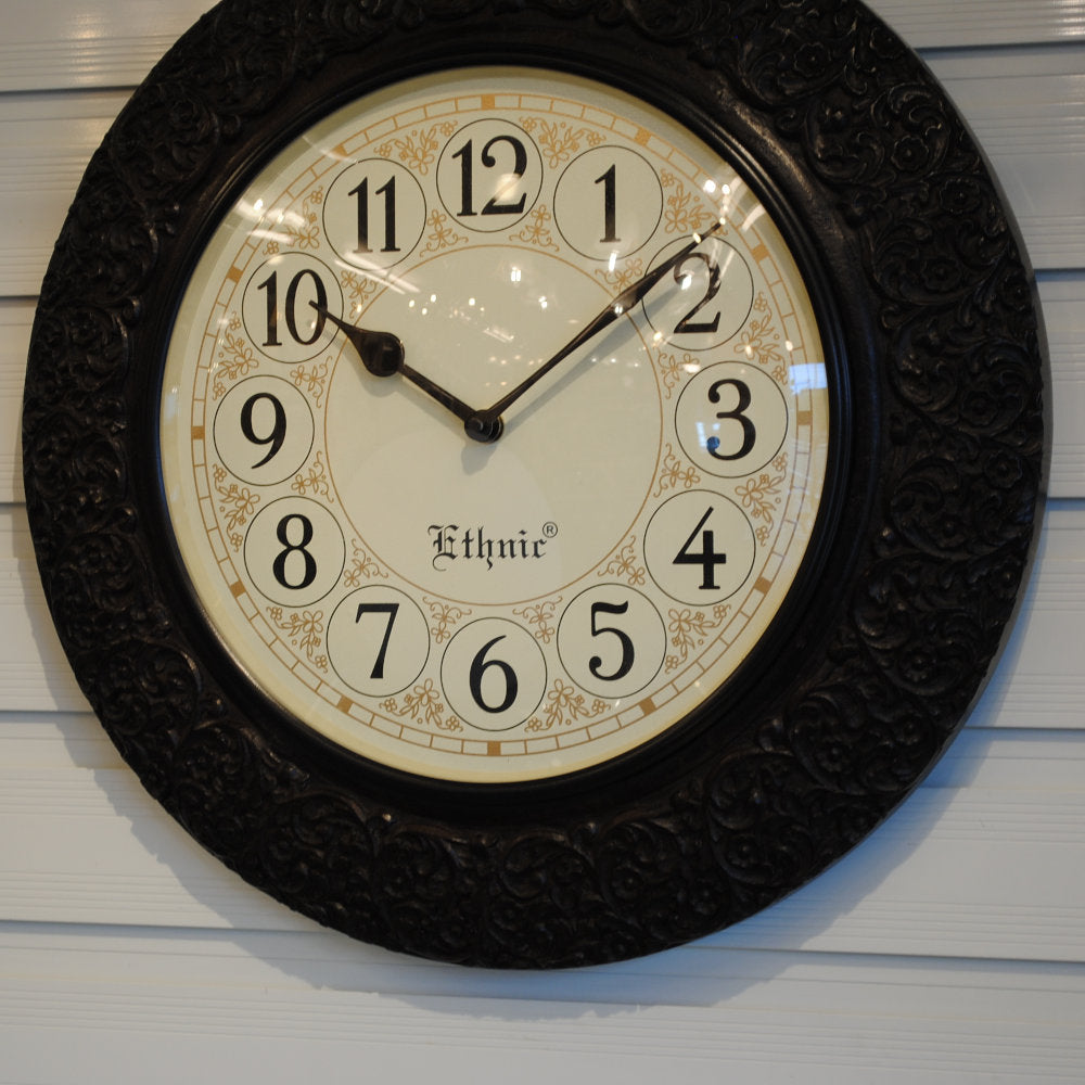 時計 壁掛け時計 掛時計 オシャレ おしゃれ ウォールクロック ウォール クロック 丸型時計 EthnicClockMakerts 306000