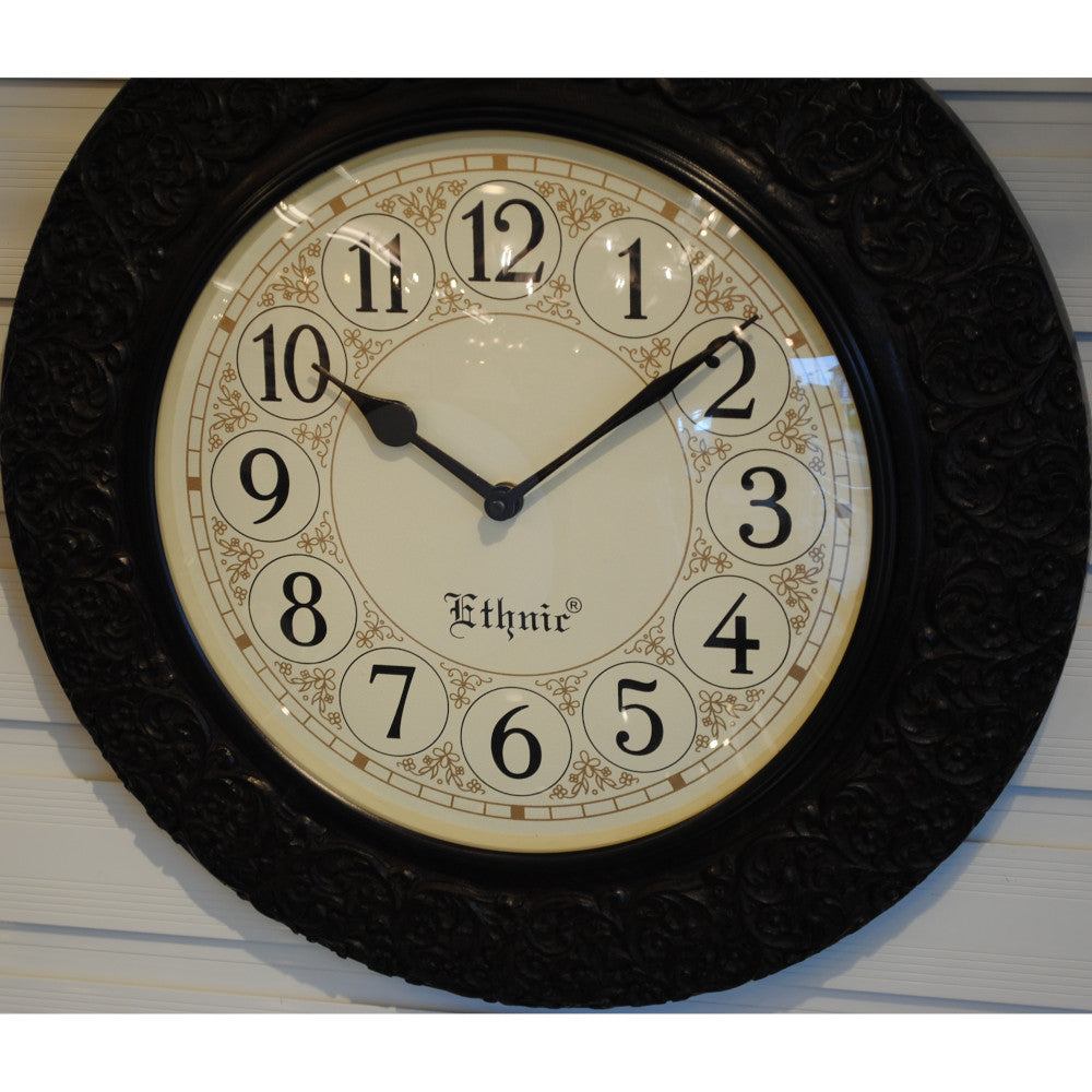 時計 壁掛け時計 掛時計 オシャレ おしゃれ ウォールクロック ウォール クロック 丸型時計 EthnicClockMakerts 306000