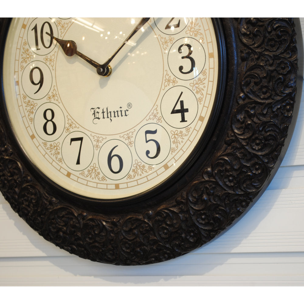時計 壁掛け時計 掛時計 オシャレ おしゃれ ウォールクロック ウォール クロック 丸型時計 EthnicClockMakerts 306000