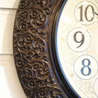 時計 壁掛け時計 掛時計 オシャレ おしゃれ ウォールクロック ウォール クロック 丸型時計 EthnicClockMakerts 306000