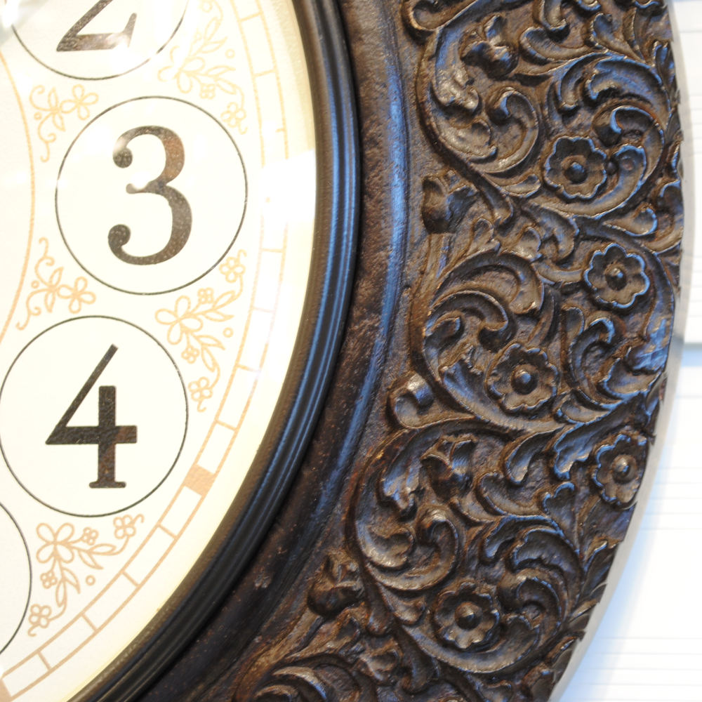 時計 壁掛け時計 掛時計 オシャレ おしゃれ ウォールクロック ウォール クロック 丸型時計 EthnicClockMakerts 306000