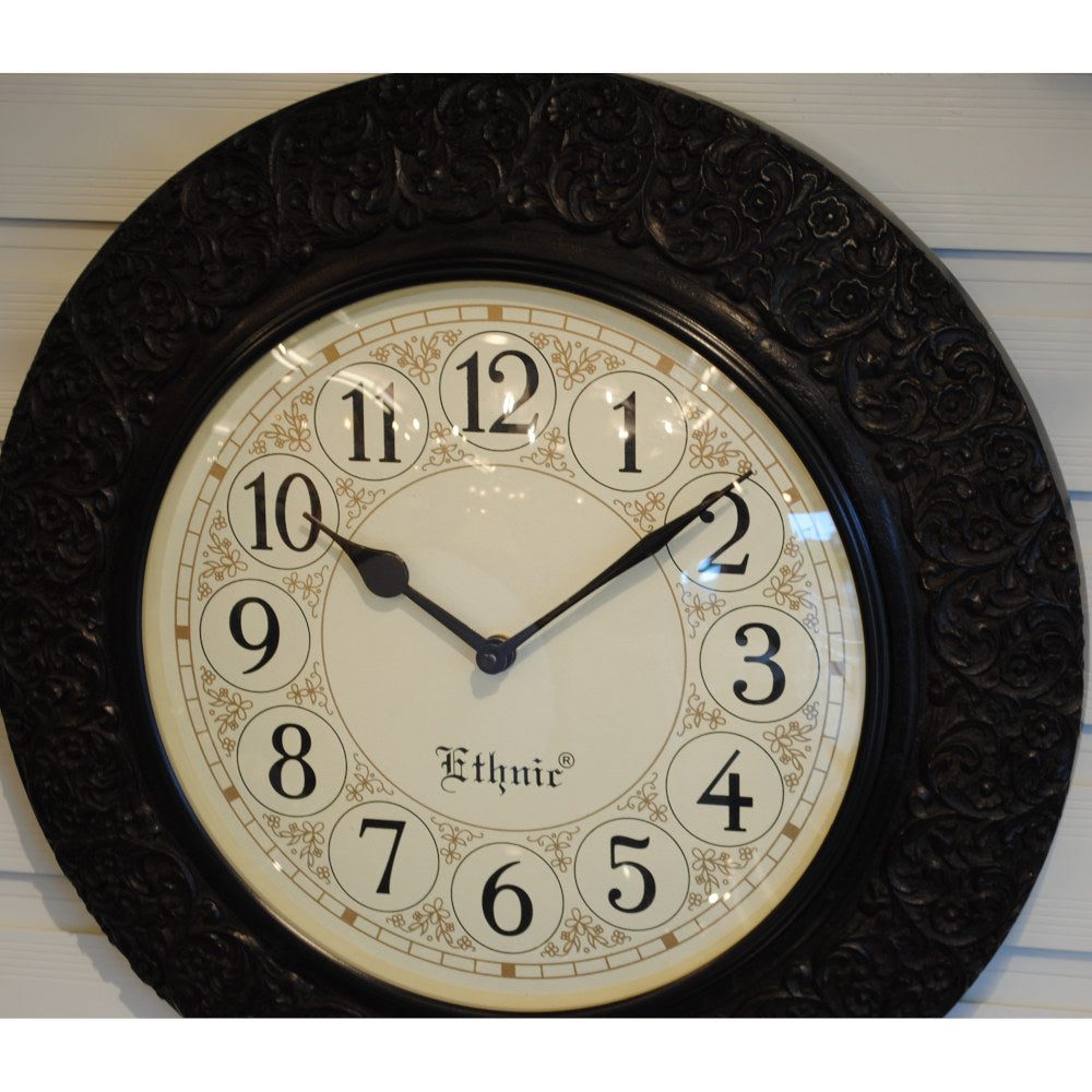 時計 壁掛け時計 掛時計 オシャレ おしゃれ ウォールクロック ウォール クロック 丸型時計 EthnicClockMakerts 306000