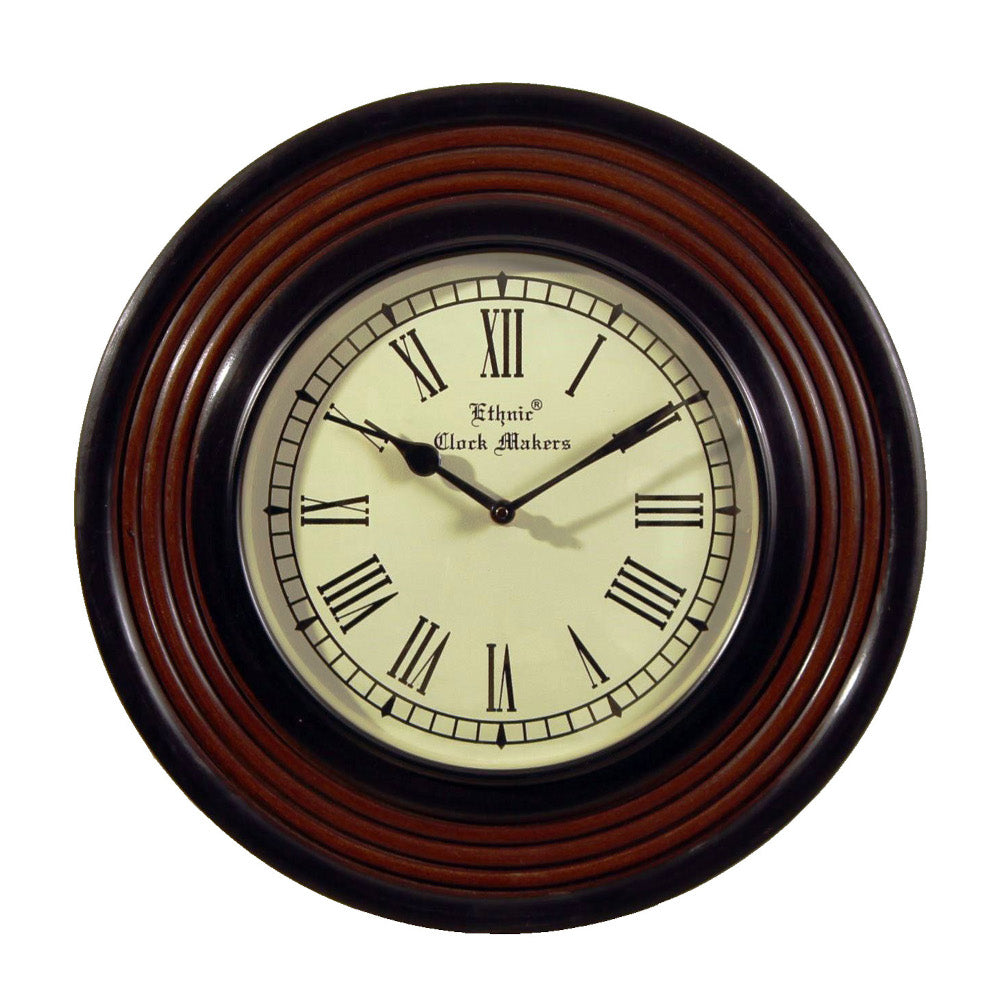 時計 壁掛け時計 掛時計 オシャレ おしゃれ ウォールクロック ウォール クロック 丸型時計 EthnicClockMakerts 306004