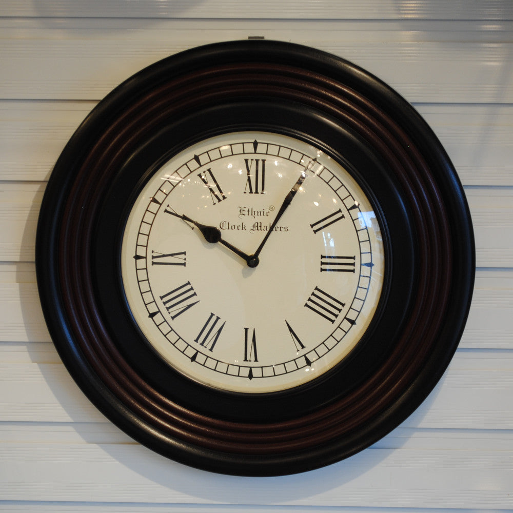 時計 壁掛け時計 掛時計 オシャレ おしゃれ ウォールクロック ウォール クロック 丸型時計 EthnicClockMakerts 306004