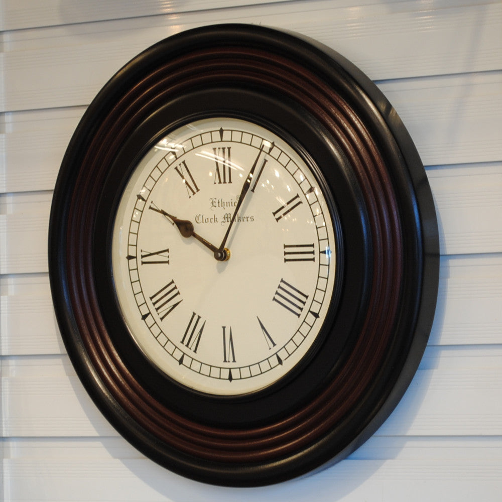 時計 壁掛け時計 掛時計 オシャレ おしゃれ ウォールクロック ウォール クロック 丸型時計 EthnicClockMakerts 306004