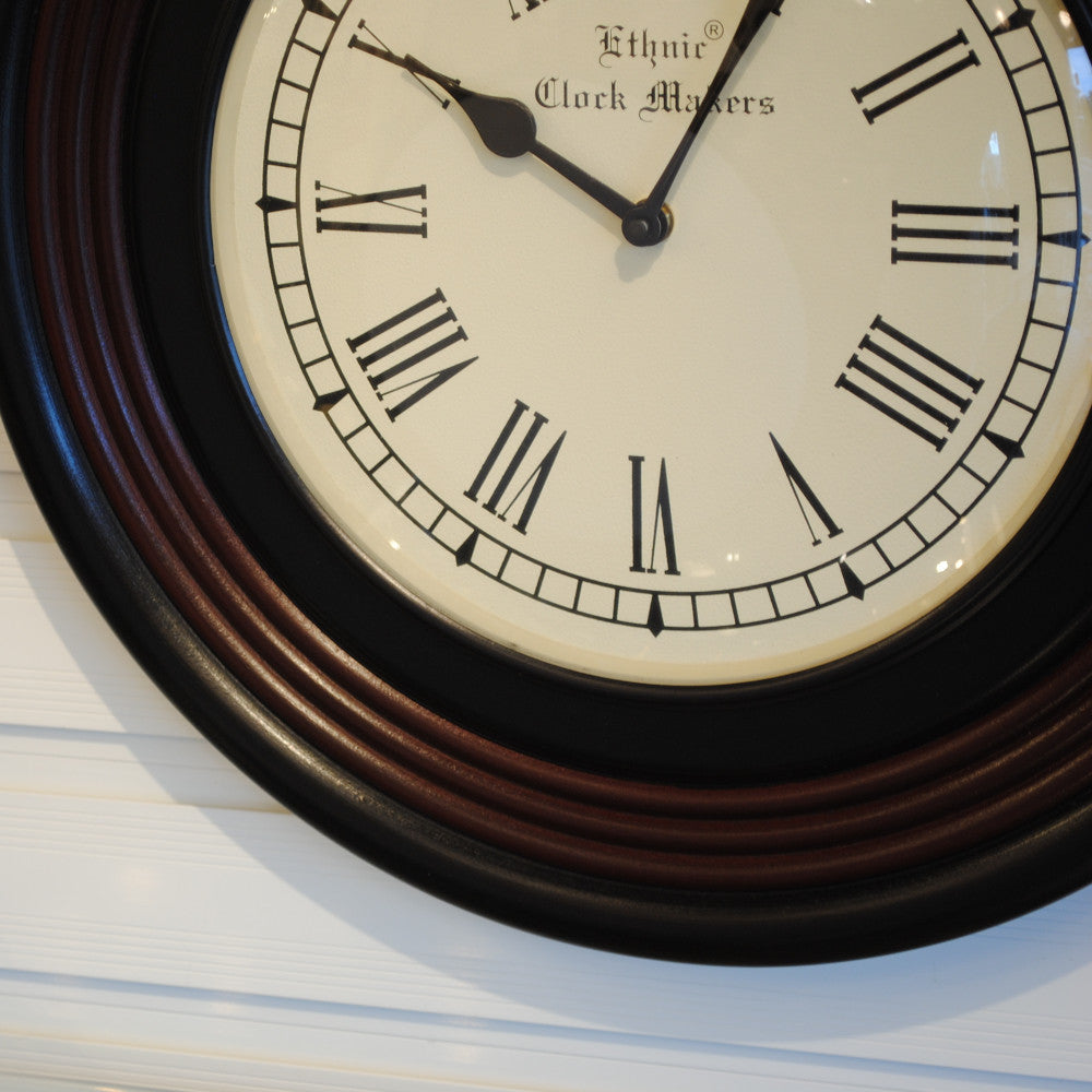 時計 壁掛け時計 掛時計 オシャレ おしゃれ ウォールクロック ウォール クロック 丸型時計 EthnicClockMakerts 306004