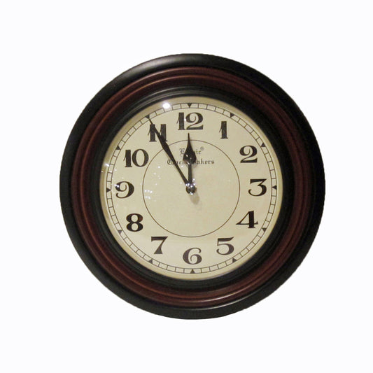 時計 掛時計 壁掛け時計 ウォールクロック 丸型時計 木製時計 クラシック時計 エスニッククロックマーケット EthnicClockMakerts 306013