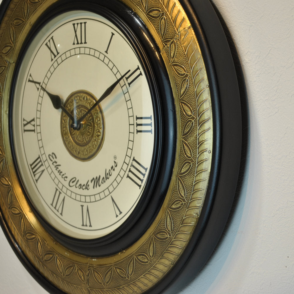 時計 壁掛け時計 掛時計 オシャレ おしゃれ ウォールクロック ウォール クロック 丸型時計 EthnicClockMakerts 306017