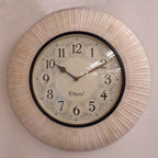 時計 掛時計 ウォールクロック 丸 象嵌 BONE ボーン Ethnic clock Makerts エスニック クロック マーケット 0328018 クラシック
