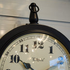 時計 掛時計 おしゃれ ウォール クロック アンティーク クラシック アイアン 丸 Ethnic clock Makerts エスニック クロック マーケット 306024