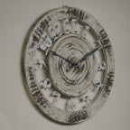 時計 壁掛け時計 オシャレ 丸 アンティーク風 掛時計 スケルトン カフェ クラシック ウォールクロック EthnicClockMakerts 306028