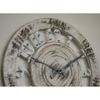 時計 壁掛け時計 オシャレ 丸 アンティーク風 掛時計 スケルトン カフェ クラシック ウォールクロック EthnicClockMakerts 306028