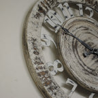 時計 壁掛け時計 オシャレ 丸 アンティーク風 掛時計 スケルトン カフェ クラシック ウォールクロック EthnicClockMakerts 306028